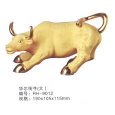 絨沙金工藝品 華爾街牛（大中?。? class=