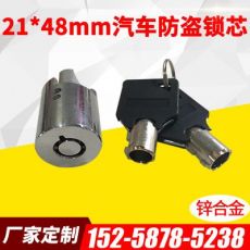 汽車(chē)防盜防火鎖芯 鋅合金圓孔汽車(chē)防盜鎖芯 交通防盜鎖鎖芯