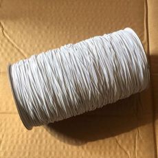 DIY手工用彈力繩 標價小吊牌白色圓松緊線繩1。白色進口