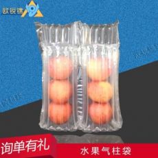 雙聯(lián)水果氣柱袋 梨香瓜69個裝 單個3個兩連柱 哈密瓜快遞防護(hù)包裝
